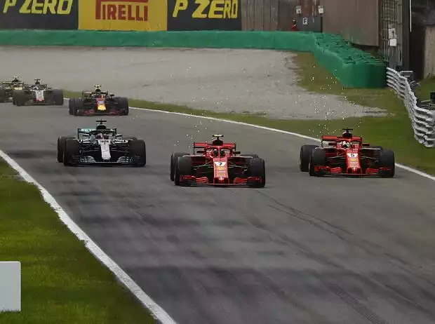 Kimi Räikkönen, Sebastian Vettel, Lewis Hamilton Titel-Bild zur News: Kimi Räikkönen, Sebastian Vettel, Lewis Hamilton