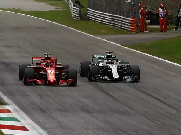 Kimi Räikkönen, Lewis Hamilton Titel-Bild zur News: Kimi Räikkönen, Lewis Hamilton