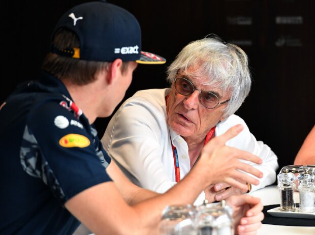 Max Verstappen, Bernie Ecclestone Max Verstappen, Bernie Ecclestone