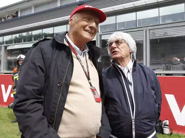 Bernie Ecclestone, Niki Lauda Titel-Bild zur News: Bernie Ecclestone, Niki Lauda