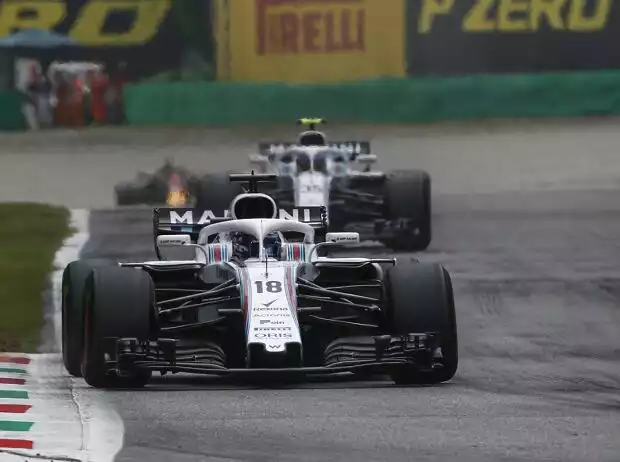 Lance Stroll, Sergei Sirotkin Titel-Bild zur News: Lance Stroll, Sergei Sirotkin