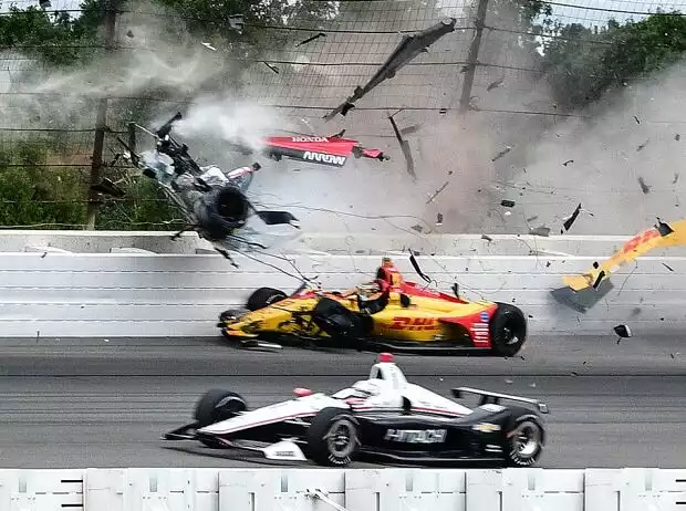 Robert Wickens, James Hinchcliffe, Ryan Hunter-Reay, Pietro Fittipaldi Titel-Bild zur News: Robert Wickens, James Hinchcliffe, Ryan Hunter-Reay, Pietro Fittipaldi