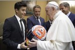 Marc Marquez und Papst Franziskus