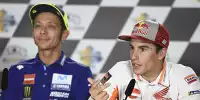 Bild zum Inhalt: Marquez: "Ich würde gern Frieden mit Rossi schließen"