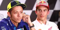 Bild zum Inhalt: Valentino Rossi bleibt stur: Kein Handschlag mit Marc Marquez