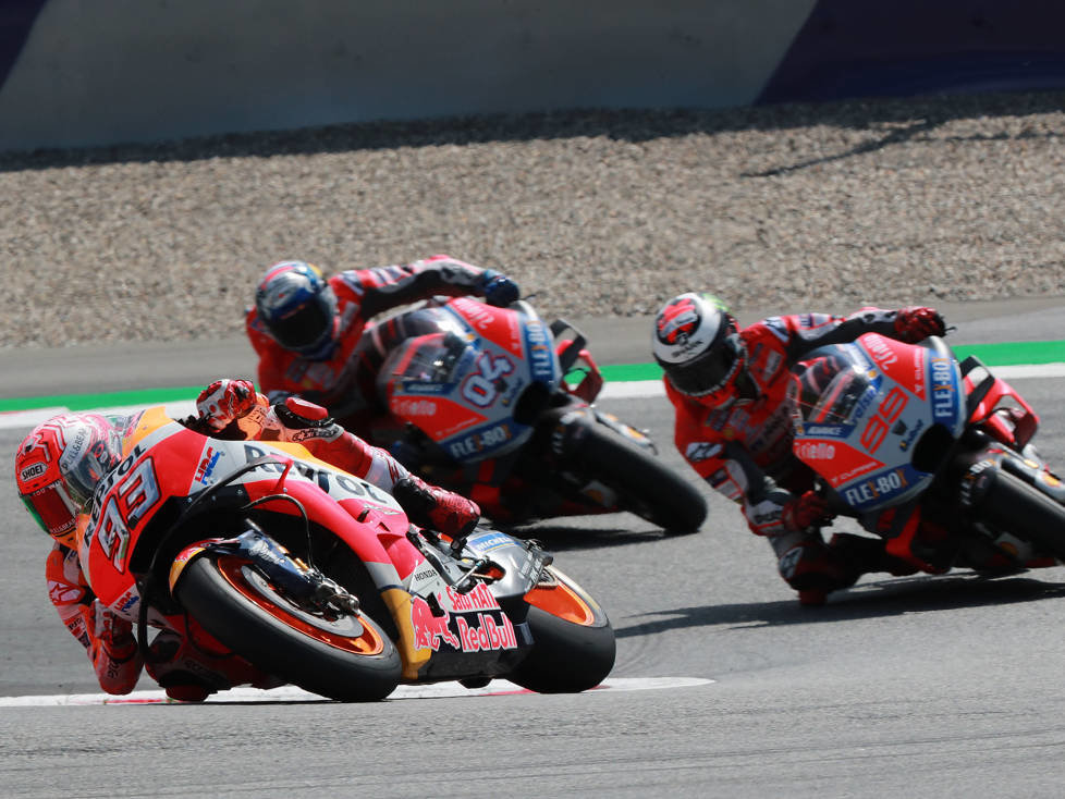 Marc Marquez, Jorge Lorenzo, Andrea Dovizioso