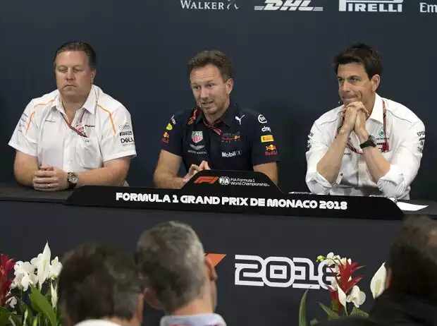 Zak Brown, Christian Horner, Toto Wolff Titel-Bild zur News: Zak Brown, Christian Horner, Toto Wolff