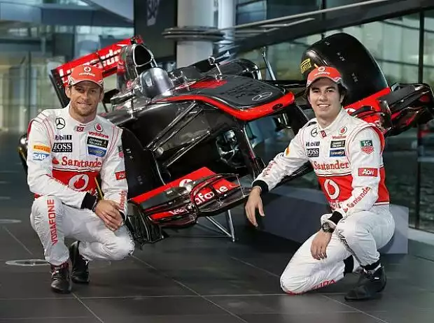 Jenson Button, Sergio Perez Titel-Bild zur News: Jenson Button, Sergio Perez