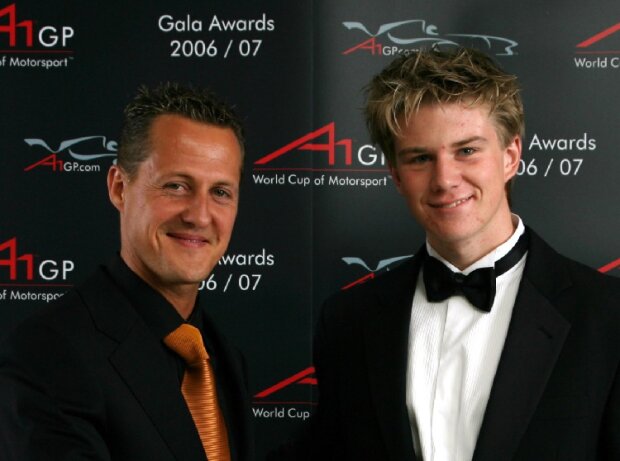 Titel-Bild zur News: Nico Hülkenberg, Michael Schumacher