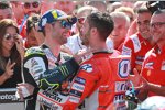 Cal Crutchlow (LCR) und Andrea Dovizioso (Ducati) 