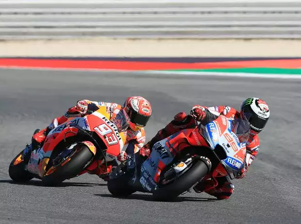 Titel-Bild zur News: Jorge Lorenzo, Marc Marquez
