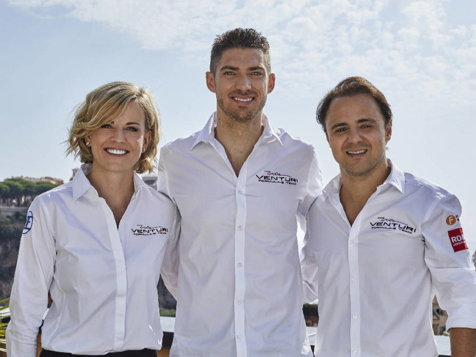 Susie Wolff, Edoardo Mortara, Felipe Massa