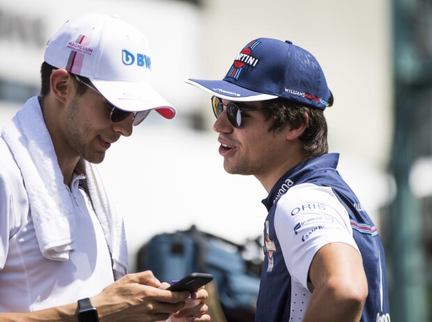 Esteban Ocon, Lance Stroll Esteban Ocon, Lance Stroll
