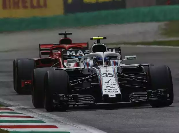 Titel-Bild zur News: Sergei Sirotkin, Sebastian Vettel
