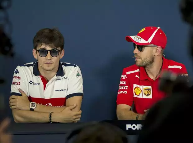 Charles Leclerc, Sebastian Vettel Titel-Bild zur News: Charles Leclerc, Sebastian Vettel