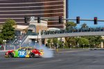 Burnout-Show in Las Vegas: Kyle Busch (Gibbs)