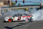 Burnout-Show in Las Vegas: Brad Keselowski (Penske) 