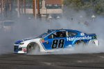 Burnout-Show in Las Vegas: Alex Bowman (Hendrick) 