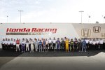 Gruppenfoto: Honda feiert den Gewinn der Herstellerwertung in der IndyCar-Saison 2018