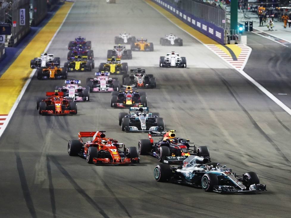 Lewis Hamilton, Max Verstappen, Sebastian Vettel