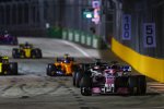 Sergio Perez (Racing Point), Romain Grosjean (Haas) und Fernando Alonso (McLaren) 