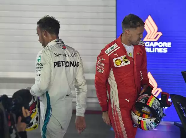 Lewis Hamilton, Sebastian Vettel Titel-Bild zur News: Lewis Hamilton, Sebastian Vettel
