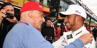 Bild zum Inhalt: Hamilton nach Singapur-Sieg in Gedanken bei Niki Lauda
