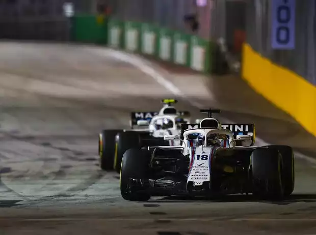 Lance Stroll, Sergei Sirotkin Titel-Bild zur News: Lance Stroll, Sergei Sirotkin