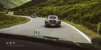 Mercedes-Benz Classic Kalender 2019, Motiv für den Monat August: Mercedes-Benz 300 SL "Gullwing" bei der Silvretta Classic Rallye Montafon.