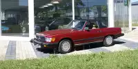 Steht sich bei Baz Dreamcars die Reifen platt: Mercedes-Benz 560 SL Cabriolet von Donald Trump