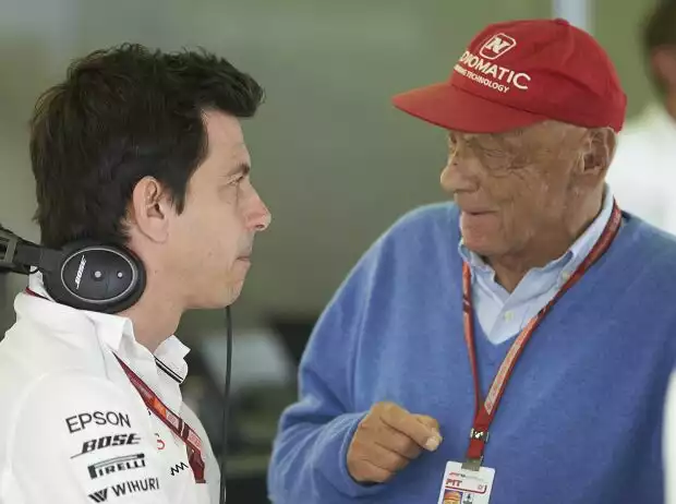 Toto Wolff, Niki Lauda Titel-Bild zur News: Toto Wolff, Niki Lauda