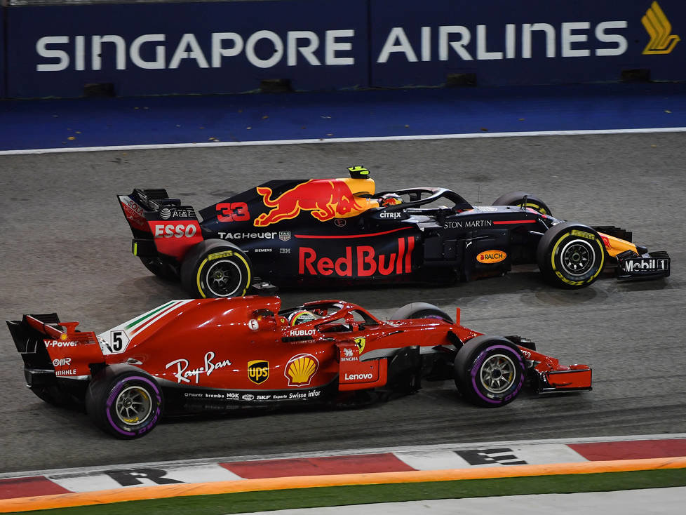 Sebastian Vettel, Max Verstappen