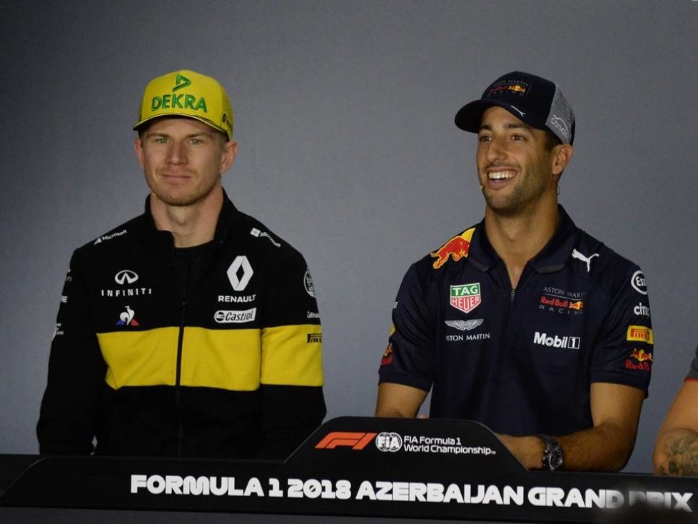 Nico Hülkenberg, Daniel Ricciardo, Kevin Magnussen