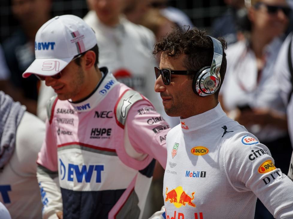 Esteban Ocon, Daniel Ricciardo