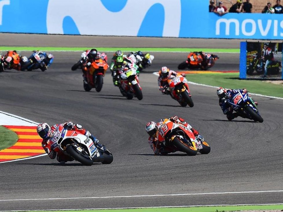 Andrea Dovizioso, Marc Marquez