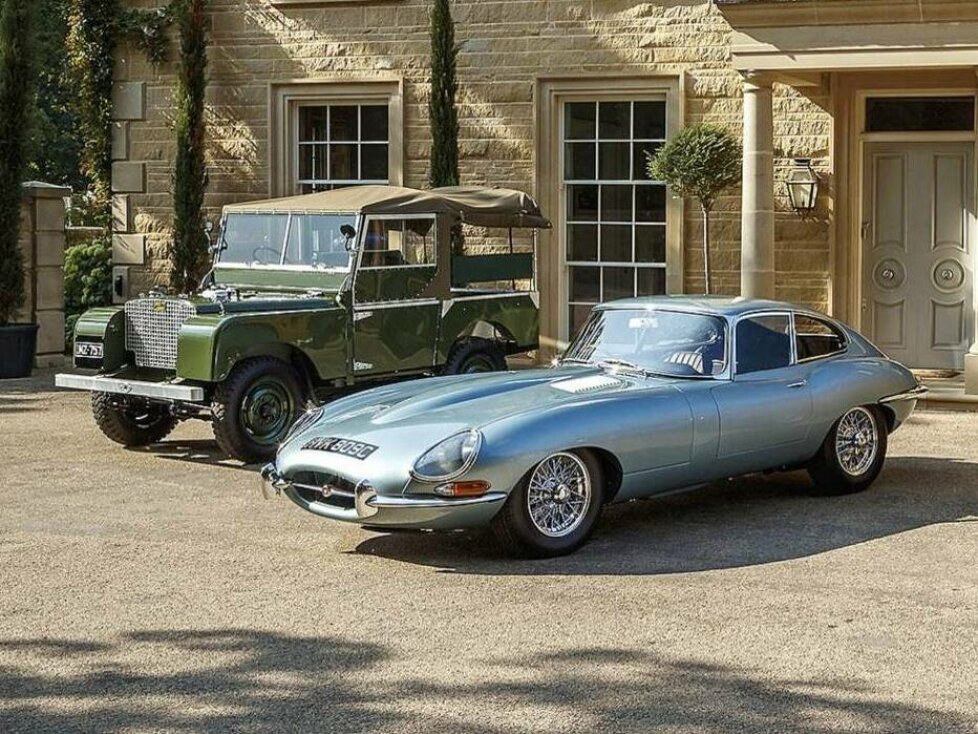 E-Type, Range Rover und Land Rover Serie I