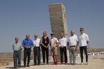 Marc Marquez enthüllt seine Steinskulptur in Kurve 10 in Aragon