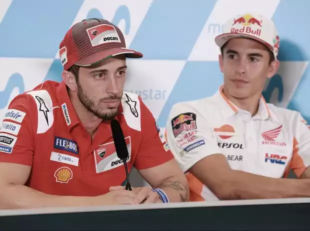Andrea Dovizioso, Marc Marquez Titel-Bild zur News: Andrea Dovizioso, Marc Marquez