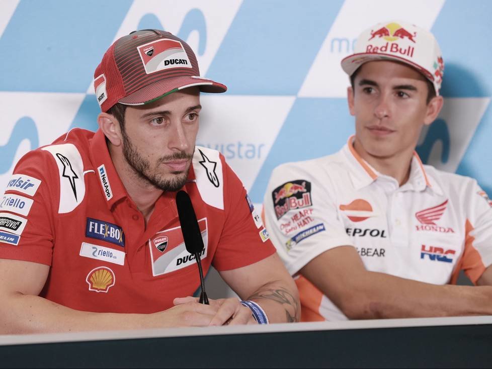 Andrea Dovizioso, Marc Marquez