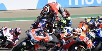 Bild zum Inhalt: Lorenzo tobt wegen Marquez: Rennen, Fuß und Siegchance zerstört