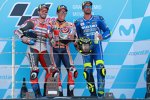 Marc Marquez (Honda), Andrea Dovizioso (Ducati) und Andrea Iannone (Suzuki) 