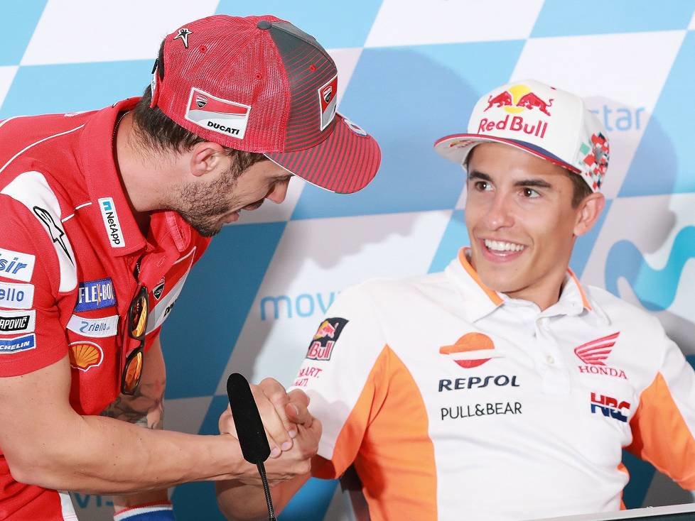 Andrea Dovizioso, Marc Marquez