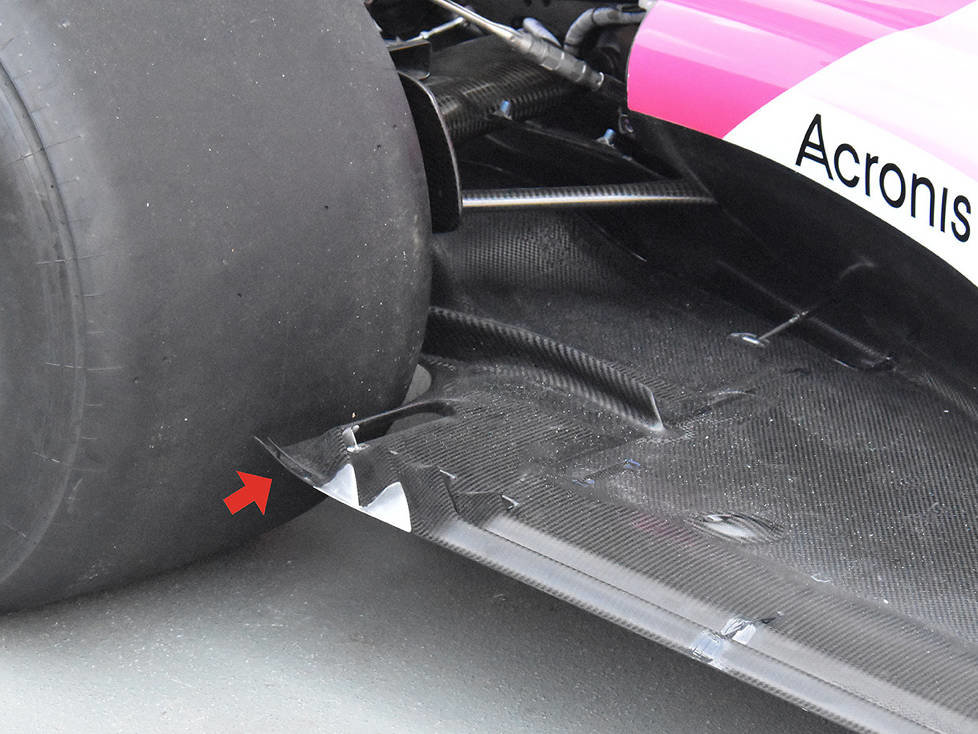 Unterboden bei Racing Point