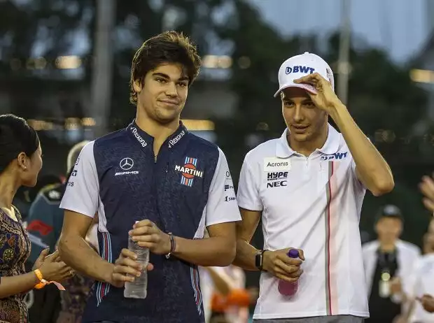 Titel-Bild zur News: Lance Stroll, Esteban Ocon