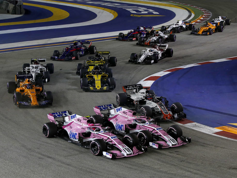 Esteban Ocon, Sergio Perez