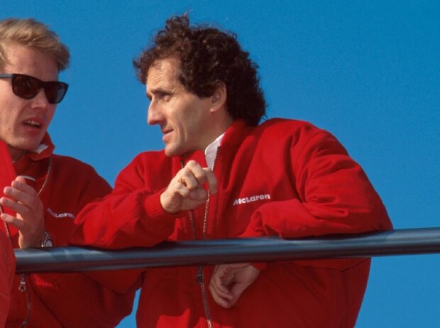 Titel-Bild zur News: Alain Prost, Mika Häkkinen