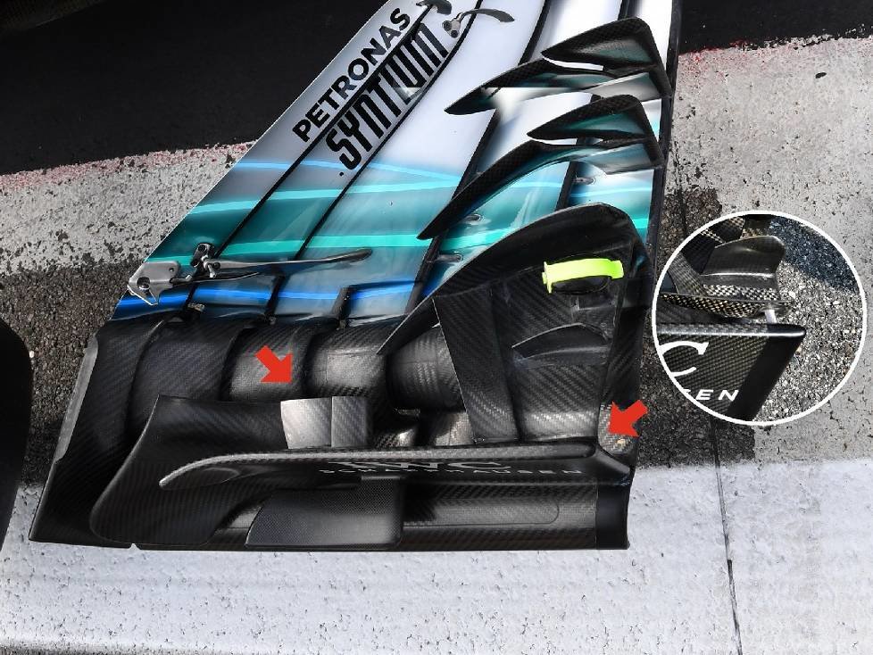 Mercedes, Frontflügel