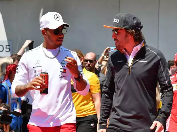 Lewis Hamilton, Fernando Alonso Titel-Bild zur News: Lewis Hamilton, Fernando Alonso