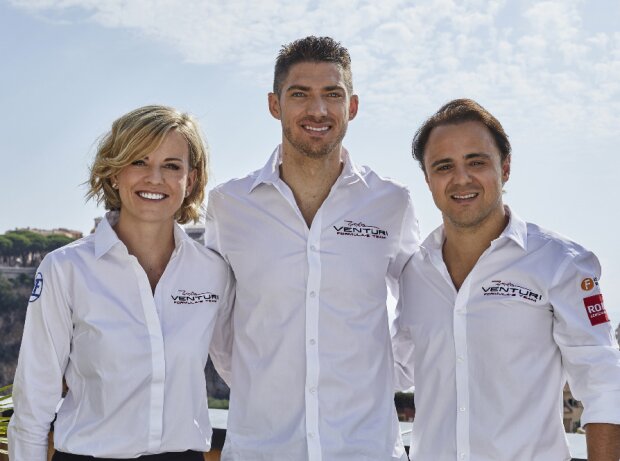 Titel-Bild zur News: Susie Wolff, Edoardo Mortara, Felipe Massa