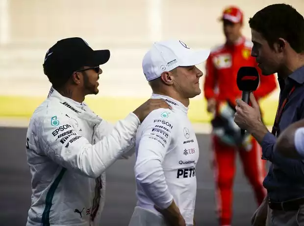 Titel-Bild zur News: Lewis Hamilton, Valtteri Bottas